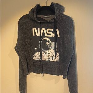 Chemistry NASA Graphic Women's Hoodie - Charcoal